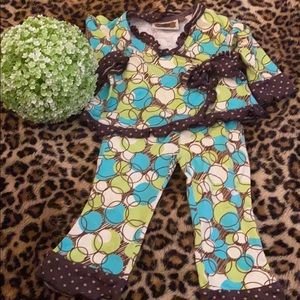 Vintage couture 2 piece outfit.